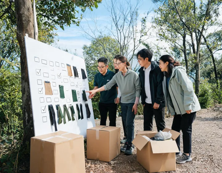 Independent hiking gear sourcing planning